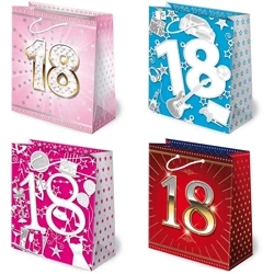 Torebki prezentowe T8-24 Osiemnastka 10 sztuk - PAW S.C.