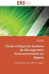Etude critique du systéme de management environnemental en algerie - Collectif