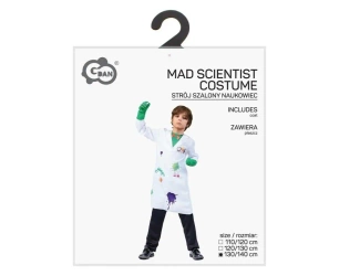 Strój dla dzieci Szalony naukowiec rozm. 130/140cm - Godan
