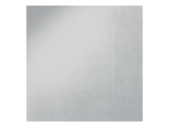 Serwetki jednokolorowe srebrne 33x33 SDL552407 - MFP
