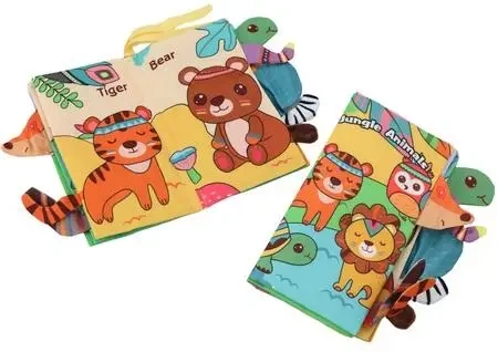 Książeczka edukacyjna szeleszcząca dżungla - Leantoys