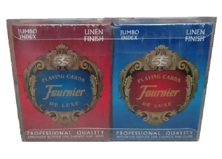 Karty 818 Linen Finish 2 talie FOURNIER - Quint