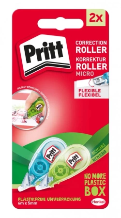 Korektor w taśmie PRITT micro roller 5mmx6m blister 2szt.mix