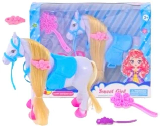 Zestaw koń z akcesoriami - Merkpol