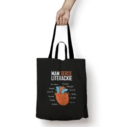Torba bawełniana - Mam serce literackie - Molom