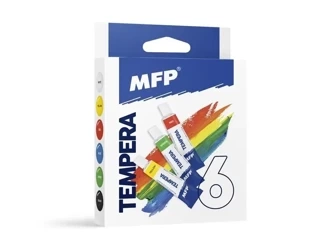 Farby tempera 12ml 6szt - MFP