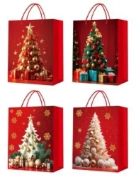 Torebka prezentowa L Boże Narodzenie platera mix