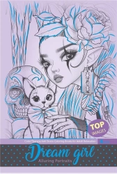 Kolorowanka antystresowa A4 20 fiolet - Fresh