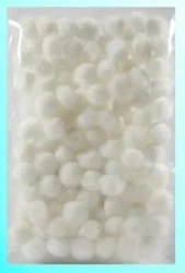 Pompony białe 10mm 100szt - Galeria Hobby