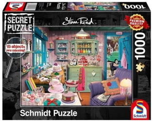 Puzzle PQ 1000 (Secret Puzzle) Pokój babci G3 - Schmidt
