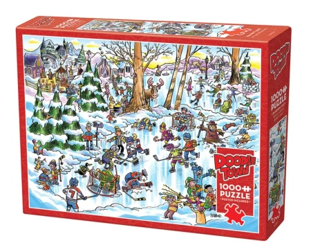 Puzzle 1000 Hokejowe miasteczko 112630 - Cobble Hill