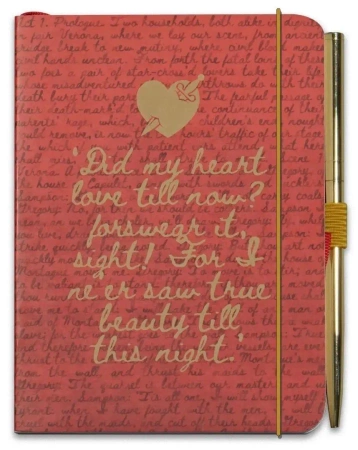 Szekspir Notatnik A6 z długopisem Romeo i Julia - Half Moon Bay