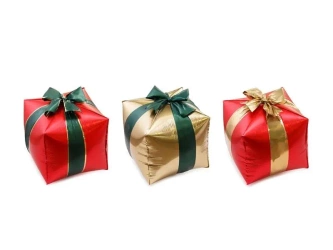Balony foliowe prezenty 34x36cm 3szt - PartyDeco