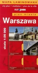 Plan Miasta EuroPilot. Warszawa laminat - praca zbiorowa