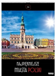 Kalendarz 2026 wieloplanszowy miasta polski - Evena