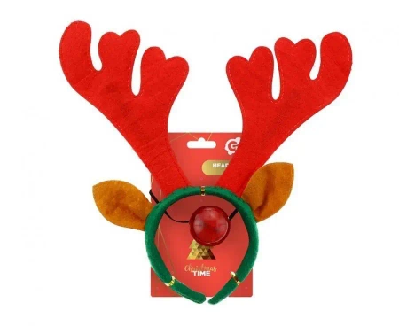 Opaska Renifer z nosem - Godan