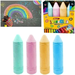 Kreda gruba kolorowa 4szt - Trifox