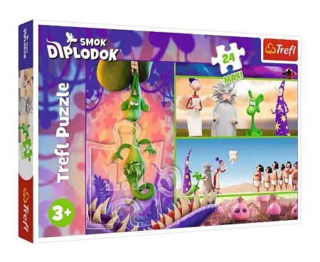 Puzzle 24 maxi Ciekawski Smok TREFL