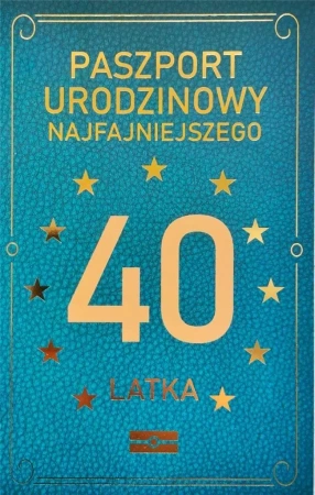 Karnet Urodzinowy 40 - YEKU