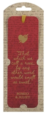 Szekspir Zakładka papierowa - Romeo i Julia - Half Moon Bay