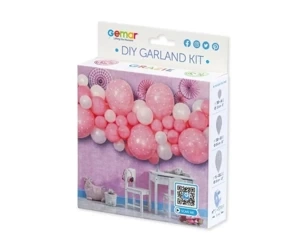 Girlanda balonowa DIY Baby Pink 65 balonów + taśma - Godan