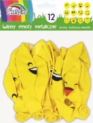 Balony Emoty Party metaliczne FIORELLO