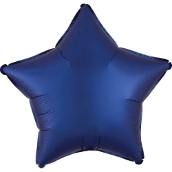 Balon foliowy Lustre Navy niebieski gwiazda 48cm - Amscan
