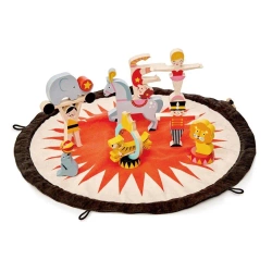 Mata z drewnianymi zabawkami - Akrobaci - Tender Leaf Toys