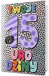 Karnet Urodziny 15 - Pan Dragon