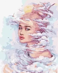 Malowanie po numerach- Marzycielskie myśli 40x50cm - Ideyka