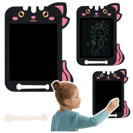 Tablica do rysowania LCD czarna - Leantoys