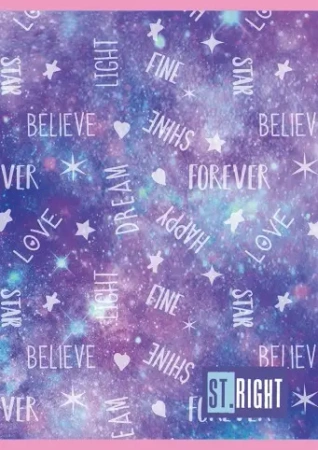 Paczka Zeszyt A5 32k. kratka ST.RIGHT dziewczęcy mix pakiet 15 szt. - ST-Majewski