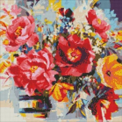 Diamentowa mozaika - Dar pól 40x40cm - Ideyka