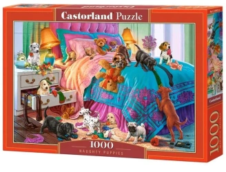 Puzzle 1000 Naughty Puppies CASTOR - Castorland