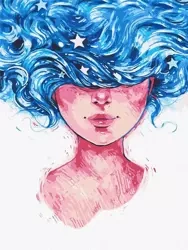 Malowanie po numerach - Gwiezdna wyobraźnia 30x40 - Ideyka