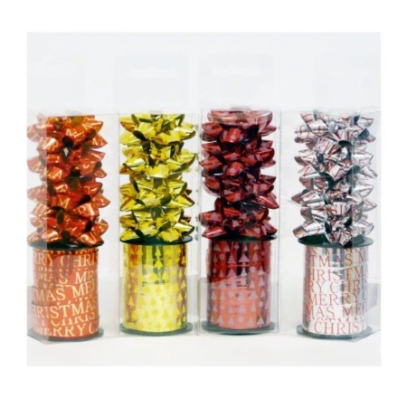 Rozeta 4 szt ze wstążką mix - Ju-Piter