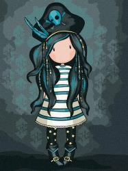 Malowanie po numerach - Black Pearl Kids 30x40cm - Ideyka