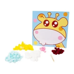 Mozaika pomponowa Żyrafa - Fandy