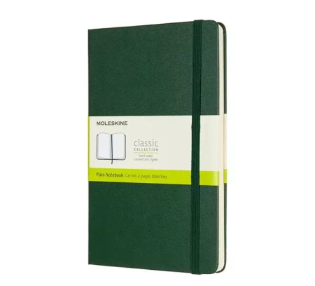 Notes Classic L 13x21 tw. gładki mirtowa zieleń - Moleskine