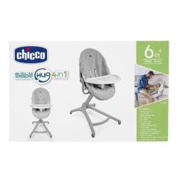 Zestaw do Baby Hug 4w1 tacka+pokrowiec white - Chicco