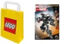 LEGO SUPER HEROES 76277 MECH WAR MACHINE + TORBA PAPIEROWA