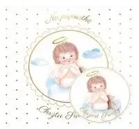 Karnet KW Chrzest Aniołek z misiem - Henry