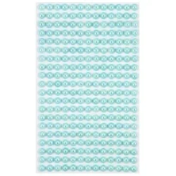 Perełki samoprzylepne turkusowe 6 mm 260 szt - dp Craft