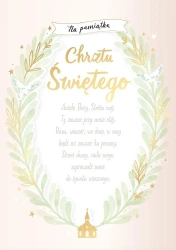 Karnet Chrzest - Kukartka