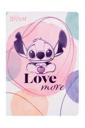 Disney Fashion. Zeszyt A5 60 kartek, kratka. Pastel Stitch 2 - Patio