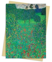Karnet B6 Pole maków Gustav Klimt - Flame Tree