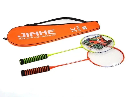 2 rakietki + lotka do badmintona w pokrowcu - ADAR