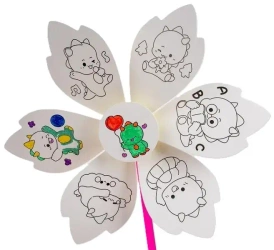 Wiatraczek Tinting do kolorowania dino - Fandy