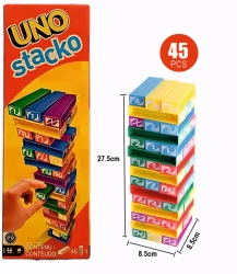 UNO gra Stacko Jenga Block Game 43535 /4