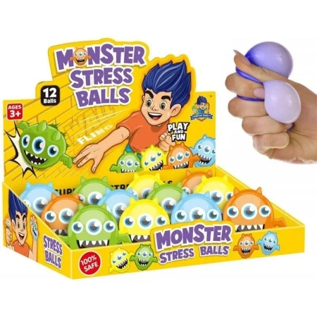 Piłka antystresowa miękka MIX - Trifox